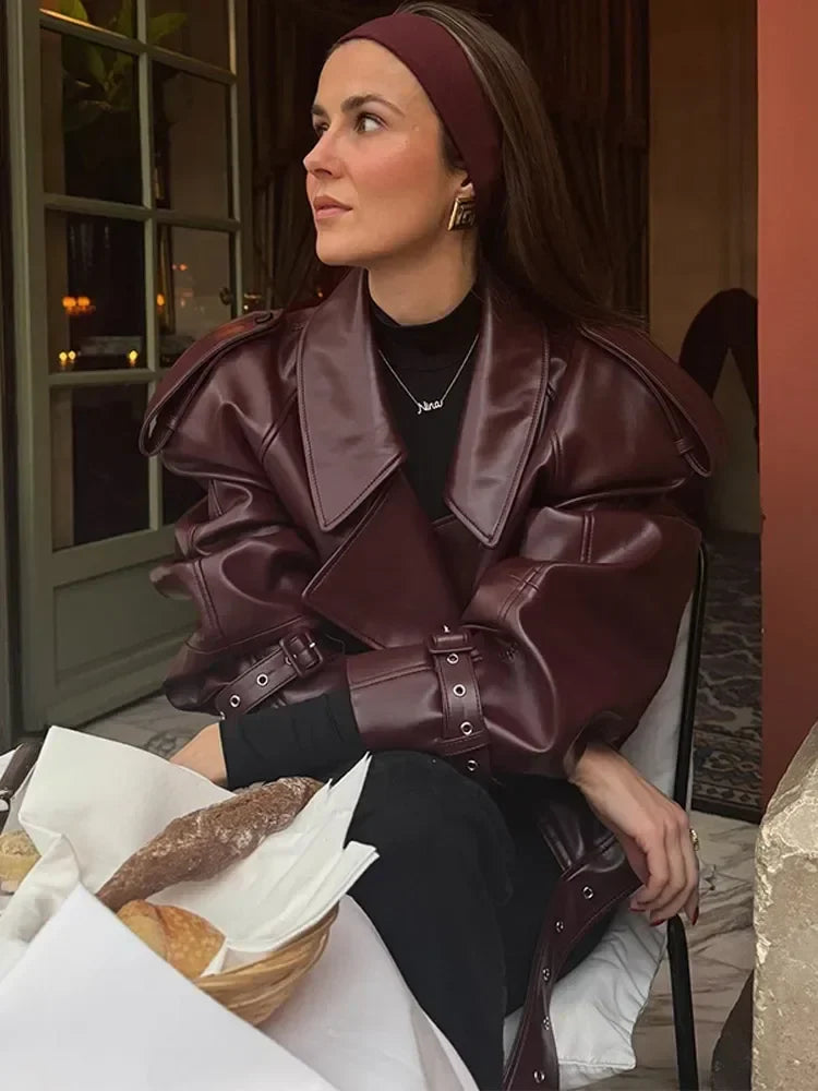 Clara™ - Beautiful Leather Jacket