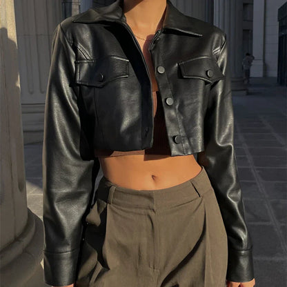 Celia™ – Stylish leather jacket
