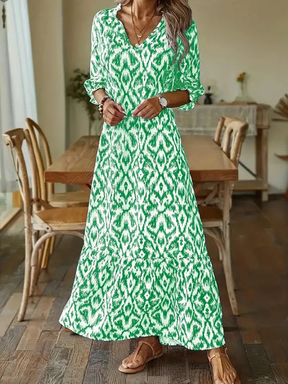 Sofia - Floral Maxi Dress with Tummy Control