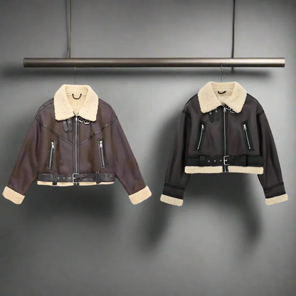 Pepijn™ - Fashionable Leather Jacket for Women