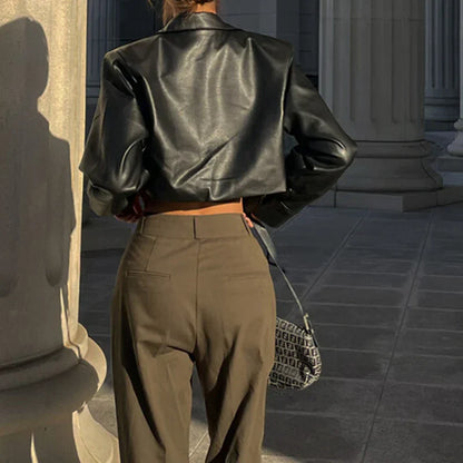 Celia™ – Stylish leather jacket