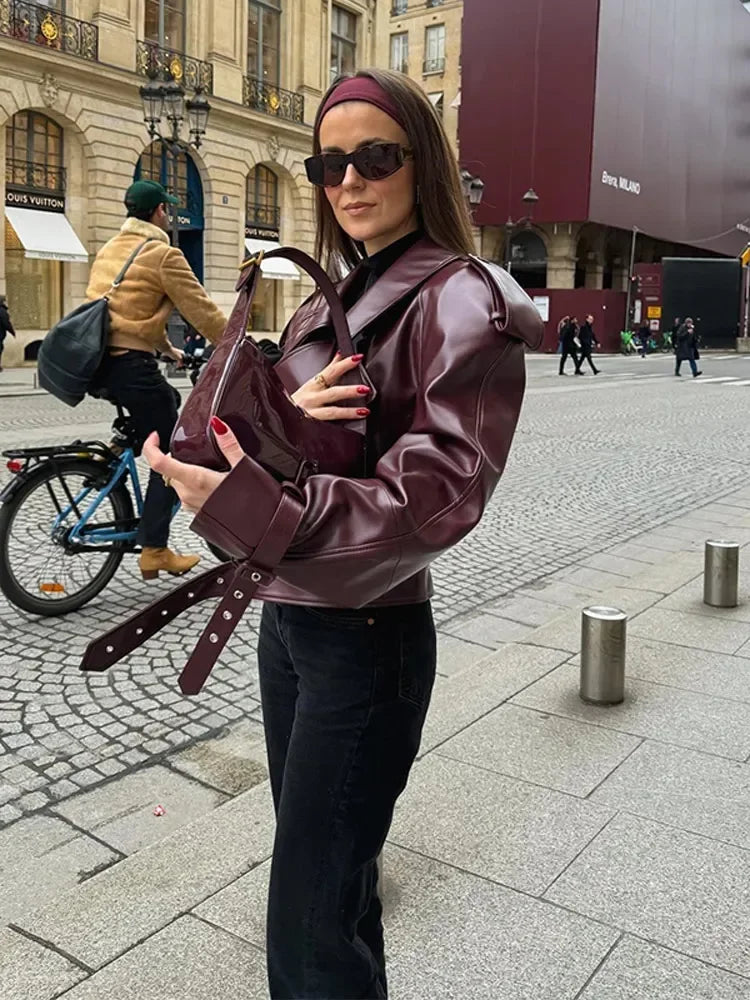 Clara™ - Beautiful Leather Jacket