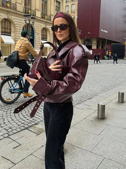 Clara™ - Beautiful Leather Jacket