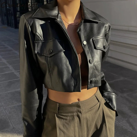 Celia™ – Stylish leather jacket