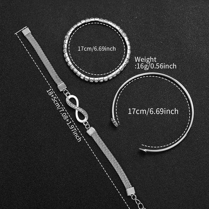 Sophia™ Stainless Steel Bracelet Set
