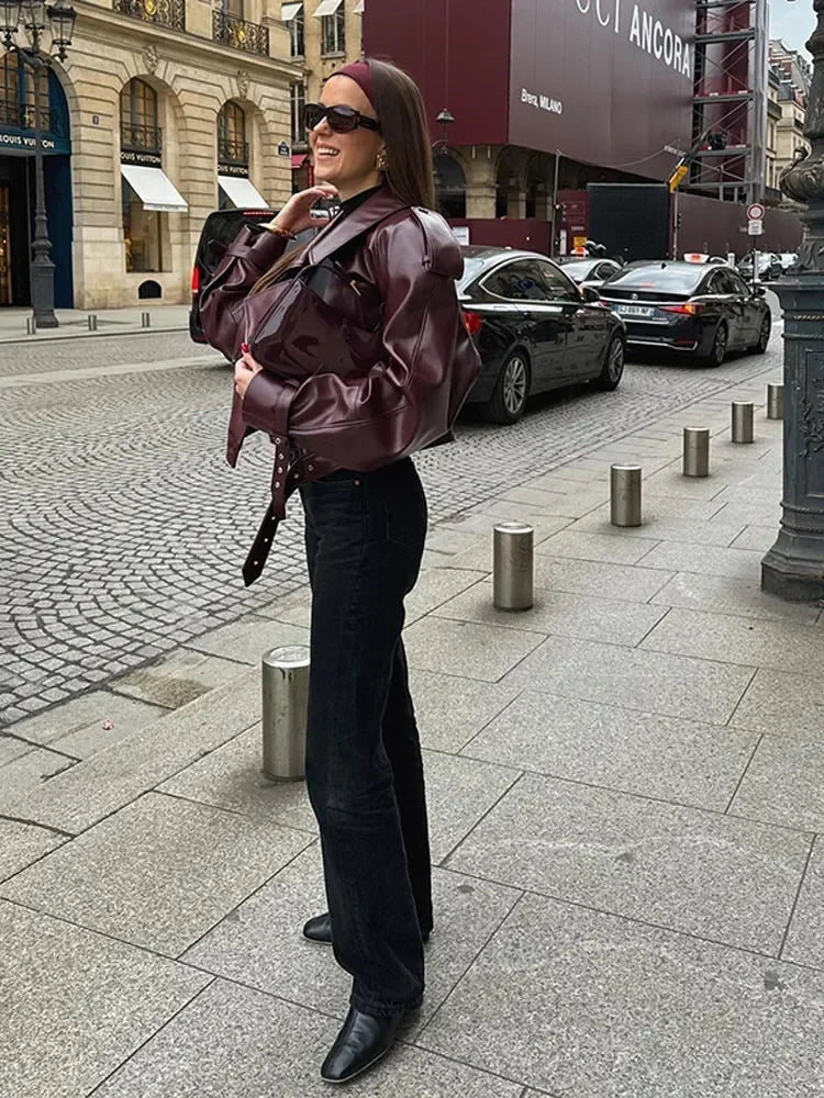 Clara™ - Beautiful Leather Jacket