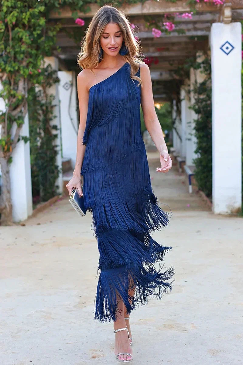 Noemi™ - Unique Elegance: Off-the-Shoulder Dress