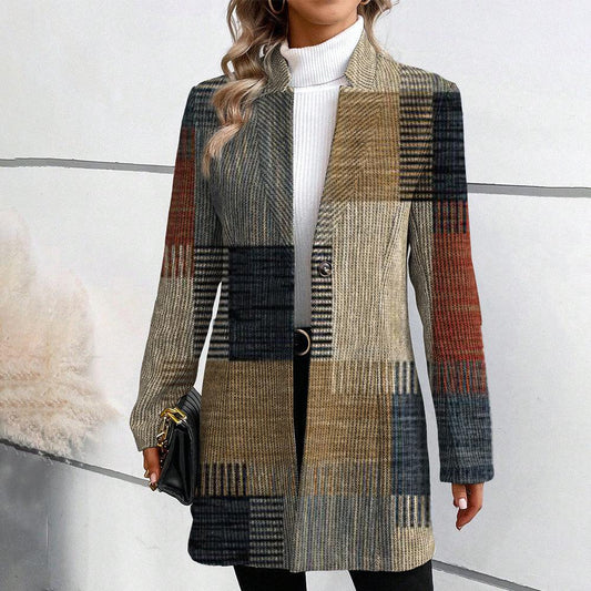 Stella™ | Elegant Blazer with Pattern