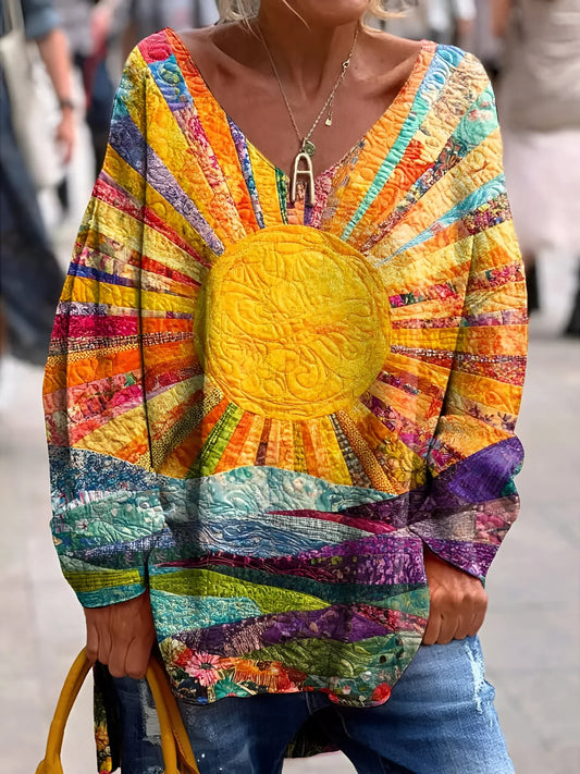 Lily - Vibrant Knit Sweater