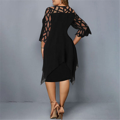 Raine - Elegant Women's Midi Dress